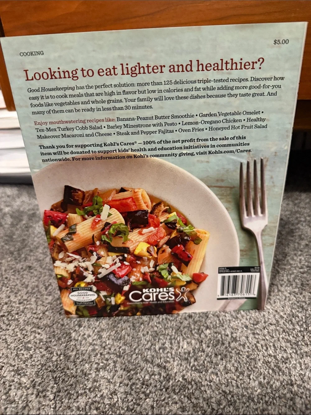 Good Housekeeping Light & Healthy Cooking Cookbook - White/Green/Orange